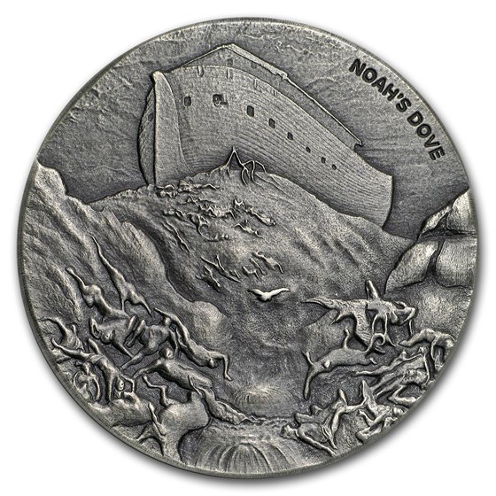 2018 2 oz Silver Coin - Biblical Series (Noah's Dove) 2018 2 oz Silver Coin - Biblical Series (Noah's Dove)